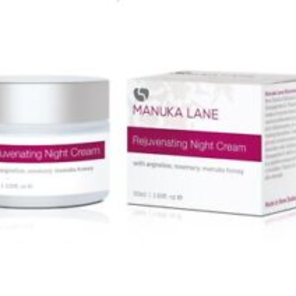 Manuka Lane Rejuvinating Night Cream, 1.69 Oz, ARGIRELINE ROSEMARY HONEY BEE NI